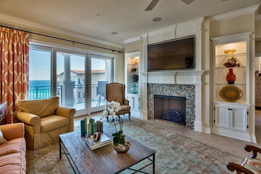 Coastal elegance awaits you in this stunning top floor residence within gorgeous gated Bella Vita in Blue Mountain Beach. Rising above the highest point on the US Gulf Rim, living abounds from this luxurious updated home. Bella Vita is pristine and looks and feels brand new! The construction is complete featuring new porcelain tile throughout all corridors and balconies as well as maintenance including exterior paint. Discover a gem within Bella Vita of 2,744 sq. ft. including the expansive veranda overlooking the sparkling, iconic fountain as the piazza view unfolds to the pools and Gulf. This unfurnished residence is offered by the original owner and has never been rented.