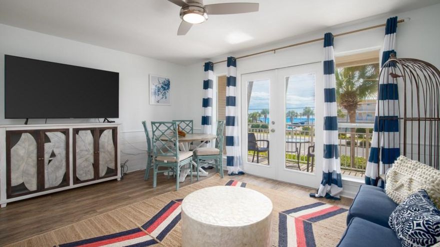 Carribean Jewel is a completely renovated one bed gulf view rental machine. Turn key and on Florida Charms Vacation Rentals program. Rental projection of $40,000. 2020 with 10 weeks lost from covid and two months owner use in September and October it did $26,500.