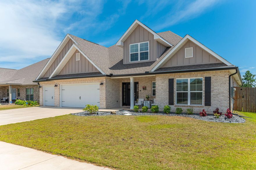 ***PLEASE NOTE, when using this sale as a comparable, the buyer assumed the seller's $50,000 solar panel loan and seller adjusted sales price accordingly*** Discover coastal elegance in this stunning Craftsman-style home, nestled in the highly sought after Nature's Cove community off Soundside Drive. This meticulously designed residence boasts:  Open floor plan with exquisite craftsmanship  Crown molding, gas fireplace, and wood-look tile throughout the family areas  Gourmet kitchen featuring granite countertops, stainless steel appliances, and a thoughtful pantry design  Flexible layout with two master suites, perfect for multigenerational living  Luxurious master bath with double vanity, soaking tub, and oversized walk-in shower  Custom closet systems in master and two additional