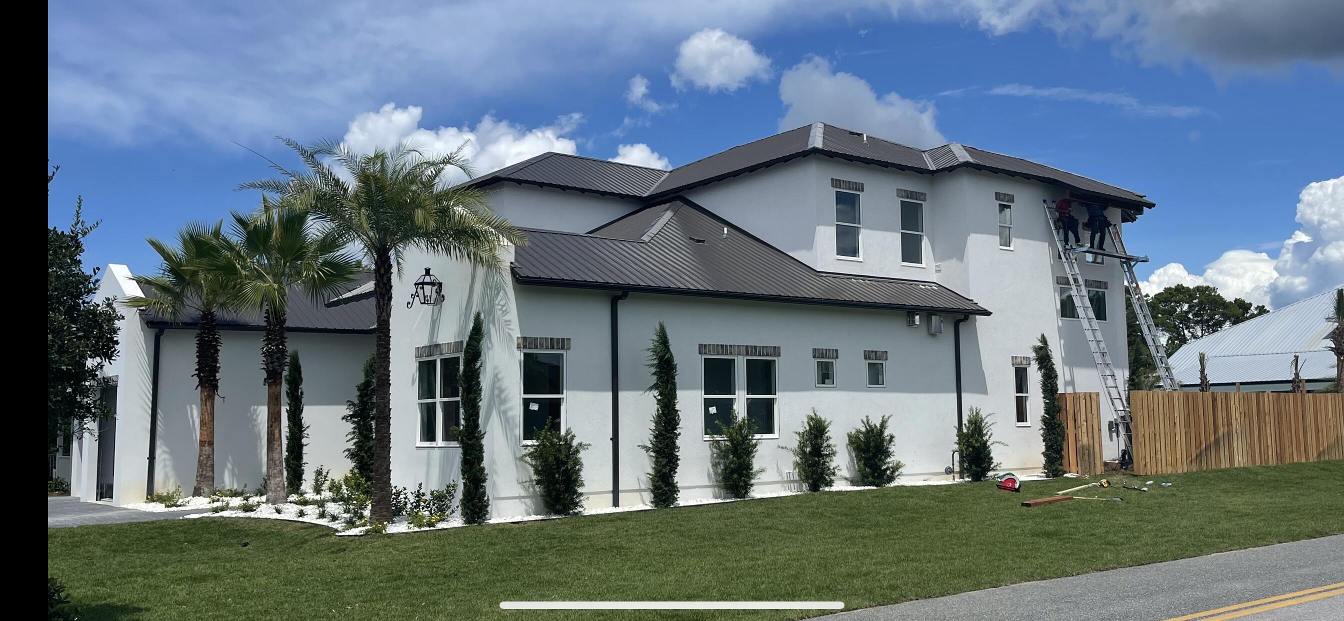 This beautiful new construction home in walking distance to beach, private pool, 2 car garage, tile throughout. stainless steel appliances, Two masters suites. 2 Bunk rooms, 2 living rooms. Outdoor Kitchen Awesome Rental property