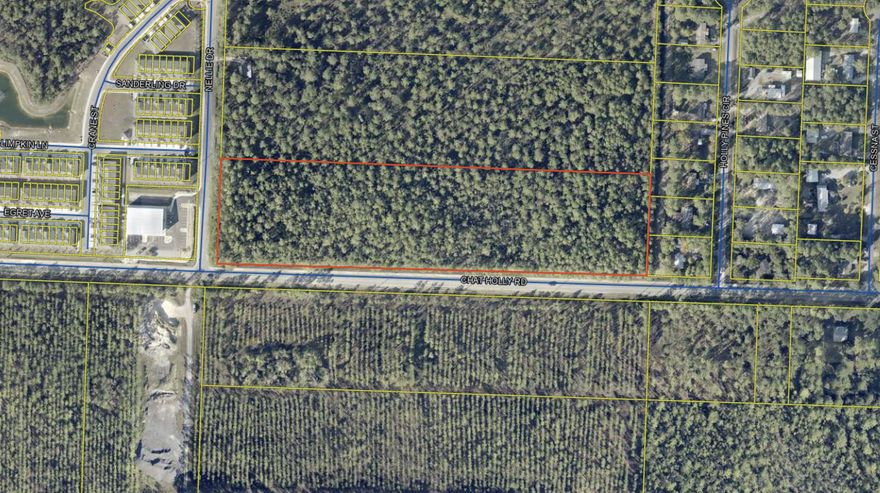 Extraordinary, exclusive estate lots CONTRACT ASSIGNMENT opportunity for investor, developer, or builder to acquire a nearly 10 acres parcel optimally located directly on Chat Holly in the heart of all the new development in Santa Rosa Beach.  Perfect for a family estate home or cash generating investment property with no rental restrictions.   This centerpiece parcel in the new Santa Rosa Beach development area is entirely free of flood insurance requirements.  Currently zoned Conservation Residential providing for 3 estate lots of at least 2.5 acres per lot or 2 estates lots via a lot split requiring no DO, HOA, or plat process.  Just split and file building permit.  Over 1 year to obtain permit prior to closing.900K due at closing on or before 7/31/2026 via contract assignment.
