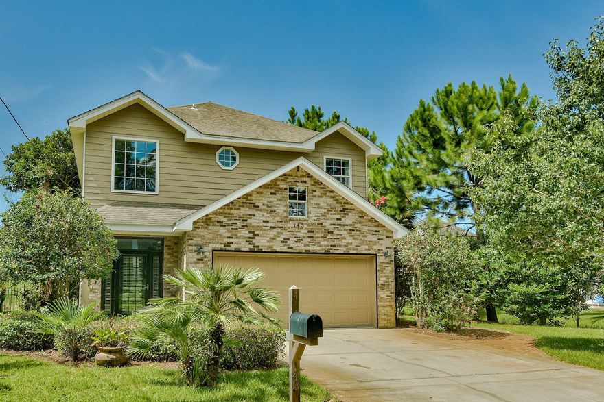 Enjoy the serene lake views from this fantastic home centrally located in Olde Florida Lakes! The main level offers an open concept living space that opens up into the updated kitchen and dining space, and offers a screened-in porch as well. The master bedroom offers an attractive tray ceiling, large walk-in closet, and great views of the lake. The second floor also includes the other two bedrooms, another full bath, and laundry room. The entire interior has just been repainted. The back yard offers an attractive porch as well as a fire-pit! Old Florida Lakes is conveniently located in the heart of Miramar Beach, and is just a few miles to the beach, the Destin Commons, Silver Sands Outlets, Sandestin, and all of the restaurants and fun that this area is famous for! Come take a look. Buyer to please verify all information contained herein.