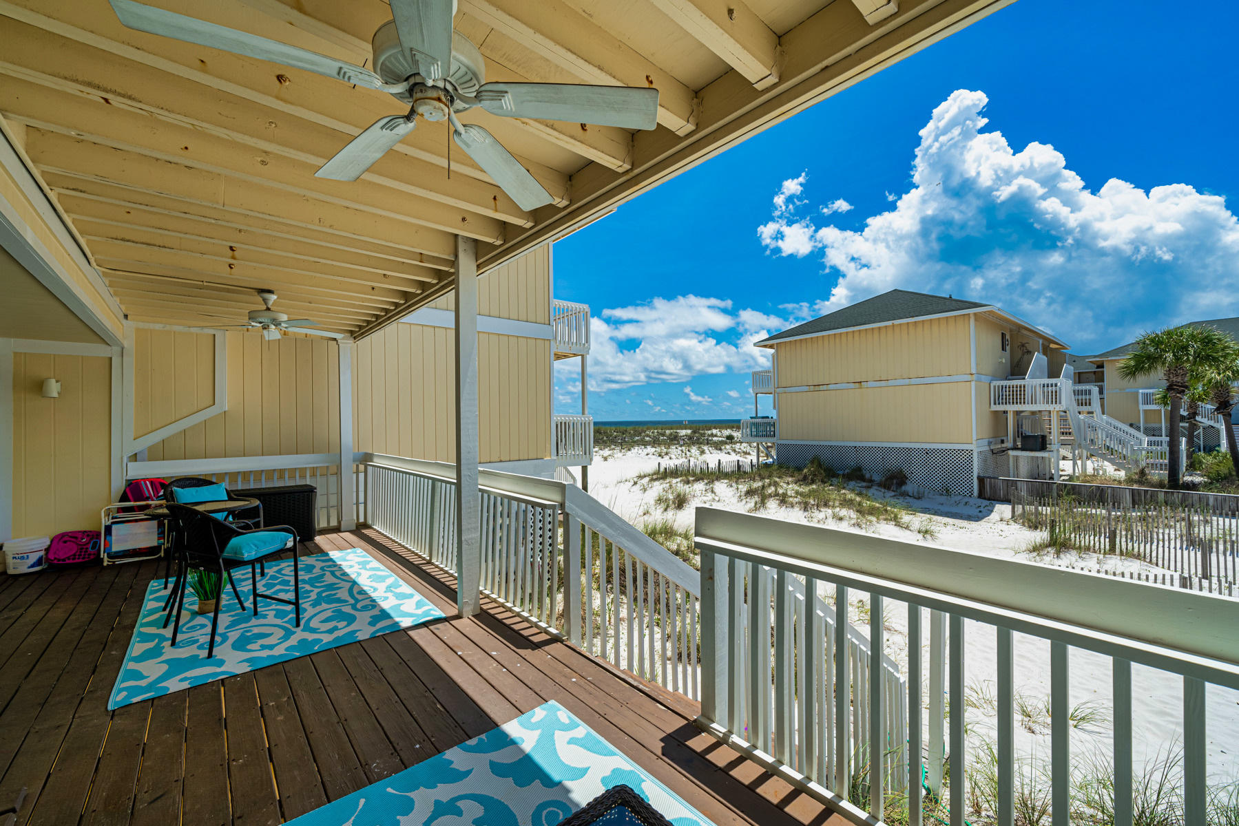 Rental Machine on the beach, toes in sand from back deck. 2bdrm/2 bath Turnkey all furnished, well established history of rentals and repeat customers. Current property management doing $40k+ gross, they will be happy to keep managing if interested. Rated 5 stars on vrbo as a premier partner. Completely renovated, new - kitchen cabinets, granite counter tops, ceiling fans, thermopane window in breakfast nook, French doors, plantation shutters, freshly painted walls, bathrooms all updated and keyless entry installed. Washer/dryer in the unit. Sandpiper Cove is a gated community which also has it's own tiki bar, 1100 ft of beachfront on the harbor side ,5 pools/3 hot tubs, 6 tennis courts, marina w/ slips on lease, boat ramp, 1000-ft boat canal, restaurant.