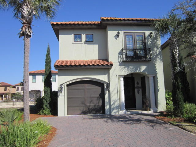 Villa Lago is the BEST value in the Sandestin Resort - This home is the BEST value in Villa Lago - Beautifully decorated in light coastal colors, this 3 bedroom/3.5 bath home is offered fully furnished including an almost new 2013 4 seater Star Golf Cart (street legal) with winter wind screens - Features of this lovely mediterranean home include travertine floors throughout the main level, hardwood floors, stainless steel KitchenAid appliances, crown molding, decorative custom tile and so much more - Villa Lago is surrounded by the Baytowne Golf Course, one of 4 in the development - The community pool is just a few doors down - This home would be perfect as a full time residence, 2nd home or rental, producing up to $45K in gross revenue - a must see!