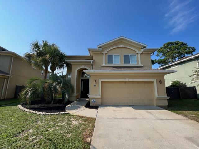 Move-In Ready! This Beautiful Home has Tile throughout the 1st floor and Brand New LVP Flooring in the 2nd Floor Bedrooms, hallway and loft! Located conveniently close to Beaches, Bases, Schools and Shopping - Just 3 miles West Of Hurlburt field in Mary Esther where property taxes are LOW! This Mediterranean style, 2 story home is part of a well maintained, quiet neighborhood. The HVAC was new in 2023, saving $$$ on Utility Bills! There are Two Living Areas: One at the entry with Soaring 24ft ceilings and lots of natural light & another Living Area that opens to the Elegant Kitchen and has a Cozy Fireplace! The Kitchen has abundant Wood Cabinets, a Breakfast Bar with storage, Granite Counter Tops, Large Pantry & updated Stainless