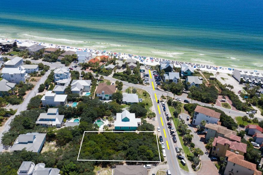 This is your opportunity to build on one of the last vacant properties south of 30A in Blue Mountain Beach. A distance of 400 feet from our beautiful white sand beaches and clear blue waters. If you can't buy the home of your dreams, build it to your exact specifications on this generously sized .24 acre lot. NO Wetlands and Flood Zone X. Situated among mature foliage with ample space for your home. This property is in a great location it could be a prime residence, or vacation home with great rental potential. Located south of 30A with  bike paths,  shops and eateries. Enjoy both an active lifestyle and privacy in a home with No HOA restrictions and in a prime location.  **Buyer is responsible for personally verifying details about this property. Any information contained  in this listing is believed to be accurate but is not guaranteed.***