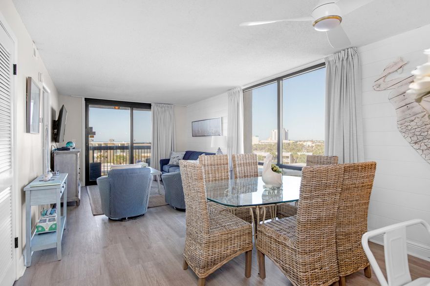 Seller to pay Assessment of 81k in Full at closing! Beautifully Renovated 2-Bedroom Condo at SunDestin Beach Resort. Take advantage of this exceptional opportunity to own a fully furnished, renovated 2-bedroom, 2-bath condo at SunDestin Beach Resort, with the assessment paid in full by the seller. Just steps from the Gulf's sugar-white sands, this stunning unit features new appliances, luxury vinyl plank flooring throughout, updated lighting, cabinetry, and stylish new living room and balcony furniture. SunDestin Beach Resort is a top-tier rental income property along the Panhandle, offering an impressive array of resort-style amenities. Enjoy heated indoor and outdoor pools, a hot tub, spa, fitness center, splash park, outdoor BBQ area, and a seasonal tiki bar. Additional perks include an on-site bar and grill, gift shop, massage therapy, game room, and a conference center.

Ideally located in the heart of Destin, this property is close to premier shopping, dining, entertainment, and world-class golf courses. Big Kahunas and The Track Amusement Park are across the street. And Harbor Walk is a few minutes away! 

A 24/7 front desk and Laundry rooms on each floor ensures convenience for you and your guests.

This condo is the perfect blend of comfort, style, and income potential. Whether you're seeking a vacation home, an investment property, or both, don't miss this exceptional opportunity to own a piece of paradise!