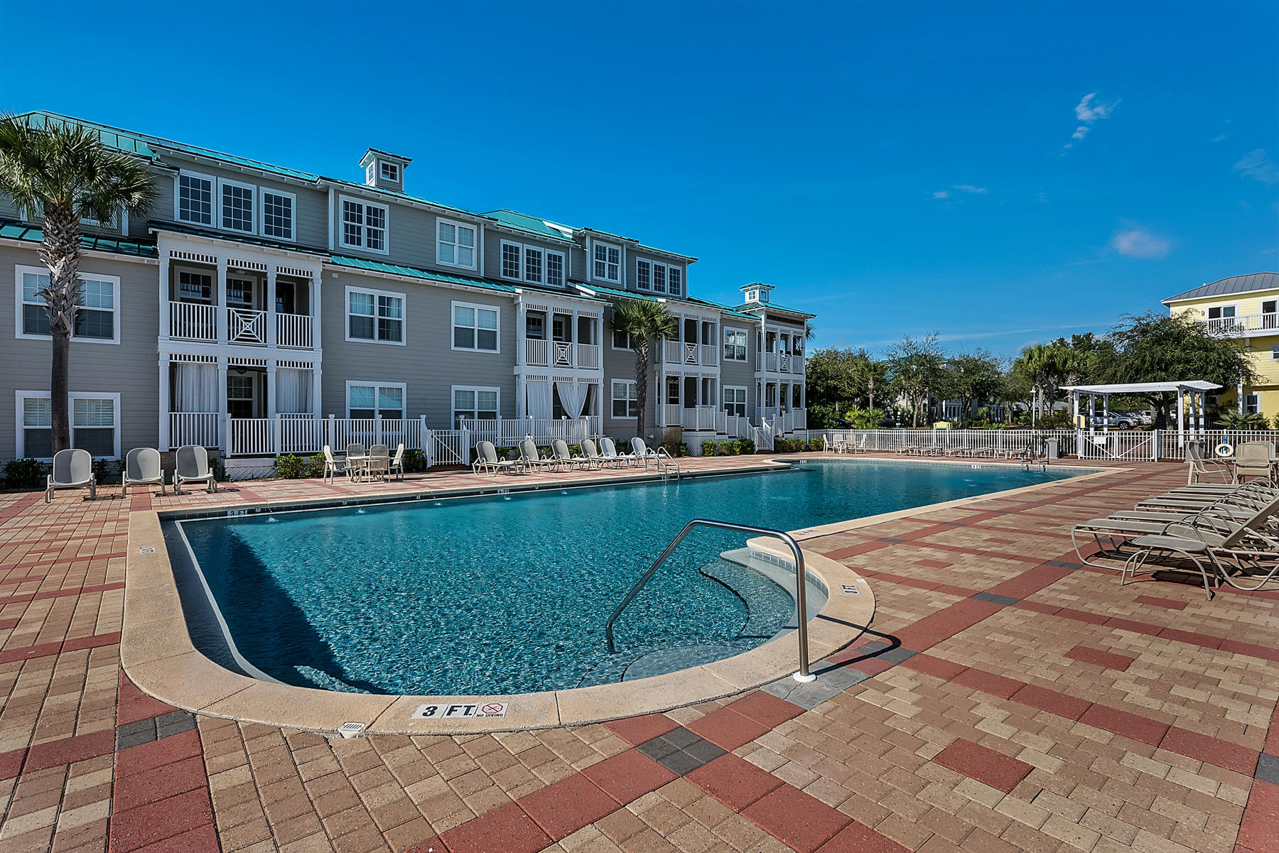 This 3 bedroom and 2 bathroom condo is located in the heart of Blue Mountain beach in gated community of Village at Blue Mountain Beach. This unit has never been rented and it shows in the clean airy space. The large covered balcony is the perfect place to rest after spending the day at the beach. It is just steps to 30A and walking distance to new and well established restaturants (as well as new retail/dining being built at entrance of Village). The community has large swimming pool, gathering area, grills and work out room. This unit features upgraded flooring, countertops and appliances. The opportunity to own along 30A in short distance to the beach beach 3 bedrooms under $300k is possible with this amazing private unit.
