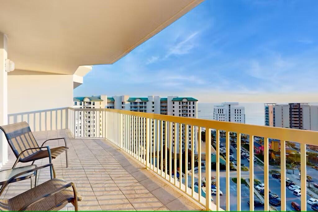 This fabulous two story penthouse is a must see! From the foyer, step into the expansive living/dining/kitchen area with beautiful tile flooring. The high ceilings and wall of windows provide awesome views of the Gulf. There's a spacious kitchen with granite countertops and stainless steel appliances. Also on the main level are 2 guest bedrooms and 2 bathrooms. The terrace is accessible from all rooms. Upstairs is the extra large master suite with sitting area and another private terrace. The master bath is very spacious and has double sinks, a Jacuzzi tub and walk-in shower. Also, located on the 2nd level is a bunk room with two beds. The penthouse unit comes with a private garage which includes a storage closet. This condo would make a luxurious second home or vacation rental. Freshly painted, sold fully furnished. St. Lucia has a beautiful lobby, grill area and private pool/hot tub. Owners and guests can also enjoy the large lagoon pool, hot tub and children's pool. Silver Shells is a gated community and sits on over 27 acres in the heart of Destin. Ruth's Chris Steakhouse, The Spa, the beachfront Sand Bar, all the work out facilities, pickle ball, tennis and of course the beautiful crystal-clear sandy beaches. Walk to the Back Porch restaurant and other fun activities.