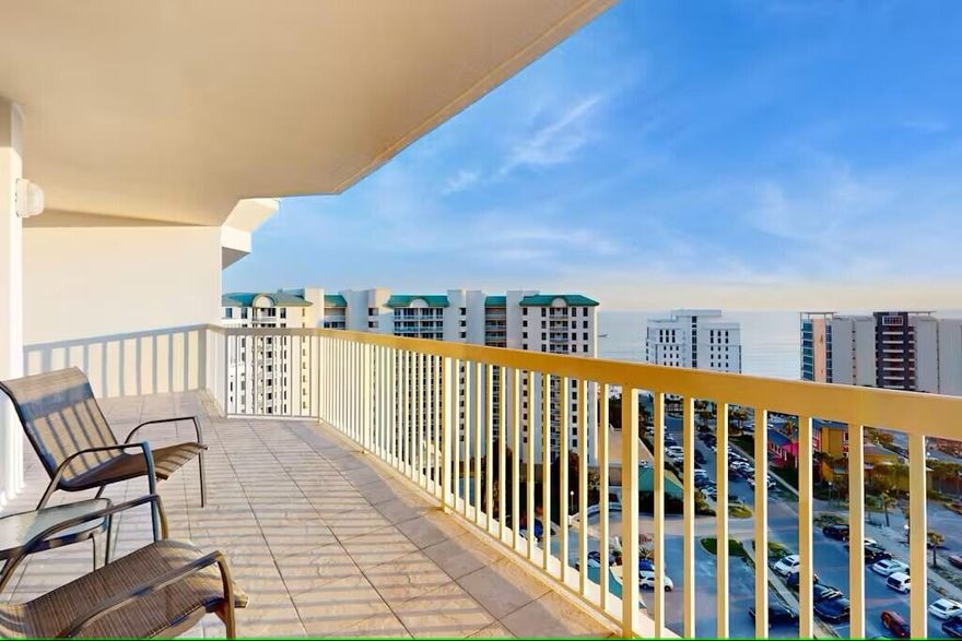 This fabulous two story penthouse is a must see! From the foyer, step into the expansive living/dining/kitchen area with beautiful tile flooring. The high ceilings and wall of windows provide awesome views of the Gulf. There's a spacious kitchen with granite countertops and stainless steel appliances. Also on the main level are 2 guest bedrooms and 2 bathrooms. The terrace is accessible from all rooms. Upstairs is the extra large master suite with sitting area and another private terrace. The master bath is very spacious and has double sinks, a Jacuzzi tub and walk-in shower. Also, located on the 2nd level is a bunk room  with two beds. The penthouse unit comes with a private garage which includes a storage closet. This condo would make a luxurious second home or vacation rental. Freshly painted, sold fully furnished.  St. Lucia has a beautiful lobby, grill area and private pool/hot tub. Owners and guests can also enjoy the large lagoon pool, hot tub and children's pool. Silver Shells is a gated community and sits on over 27 acres in the heart of Destin. Ruth's Chris Steakhouse, The Spa, the beachfront Sand Bar, all the work out facilities, pickle ball, tennis and of course the beautiful crystal-clear sandy beaches.  Walk to the Back Porch restaurant and other fun activities.