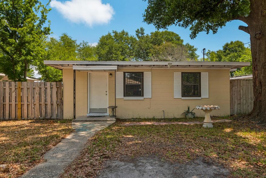 This cute two bedroom one bath is the perfect starter home or great investment property.