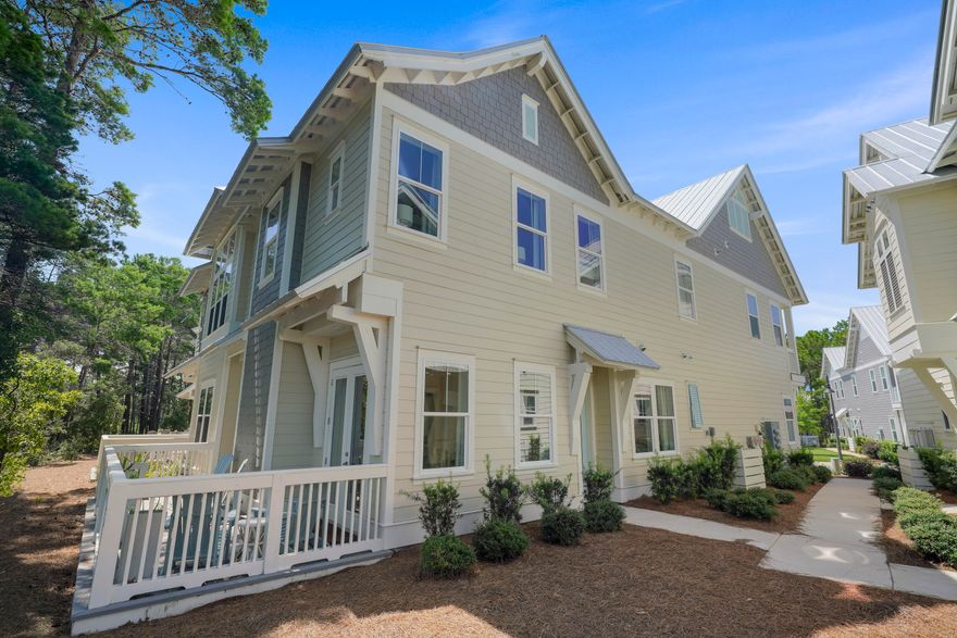 Experience the ultimate 30A lifestyle in this beautifully designed beach-style home, ideally located just moments from the vibrant ''HUB.'' Here, you'll have access to boutique shopping, a variety of dining options, relaxing spa services, bike rentals, and nightly entertainment--everything you need for a laid-back yet exciting coastal living experience. With Seagrove Beach to the west and Alys Beach to the east, you'll be right in the heart of one of the most sought-after areas along Florida's Emerald Coast!This pristine unit boasts a gourmet kitchen featuring stainless steel appliances, custom cabinetry, and a spacious island, making it perfect for both everyday living and entertaining. The primary bedroom offers a luxurious retreat with a walk-in shower and dual sinks, ensuring maximum comfort and convenience. Tastefully furnished and designed, this home is ready for you to move in and enjoy.

As part of an exceptional community, you'll have access to outstanding amenities, including lush green spaces, over 17 miles of scenic bike paths, and resort-style pools. Stay fit in the fully equipped fitness center, take advantage of the convenient pet station, and enjoy a private shuttle that provides easy access to the beach. It's the perfect blend of relaxation and recreation, all within a beautifully maintained and welcoming community.

This is your chance to live the 30A lifestylecome make this beach home yours!