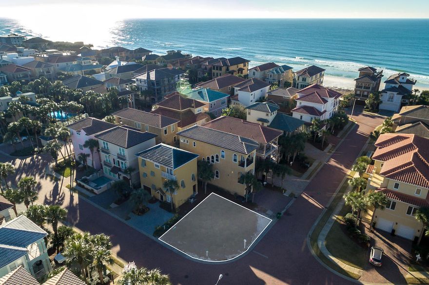 This premier corner lot which features fantastic location with a short walk to the beach access. Build your dream home or vacation rental on this beautiful lot. Building plans already drawn up for a 4 story, 3 Bedroom, 3.5 Bath property.