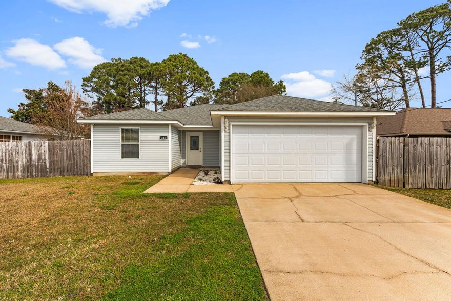 Introducing a charming 3-bedroom, 2-bathroom home located in the desirable Mary Esther, FL. This lovely house features ceramic tile in all living areas & kitchen, adding a touch of elegance to the space. The tray ceiling in the living area creates a sense of openness and sophistication. The kitchen is equipped with stainless steel appliances, perfect for those who love to cook and entertain. Step outside to enjoy the private back yard, ideal for relaxing or hosting outdoor gatherings. Don't miss the opportunity to make this house your home sweet home. Contact us today for a showing!! Pets considered (w/ owner approval).