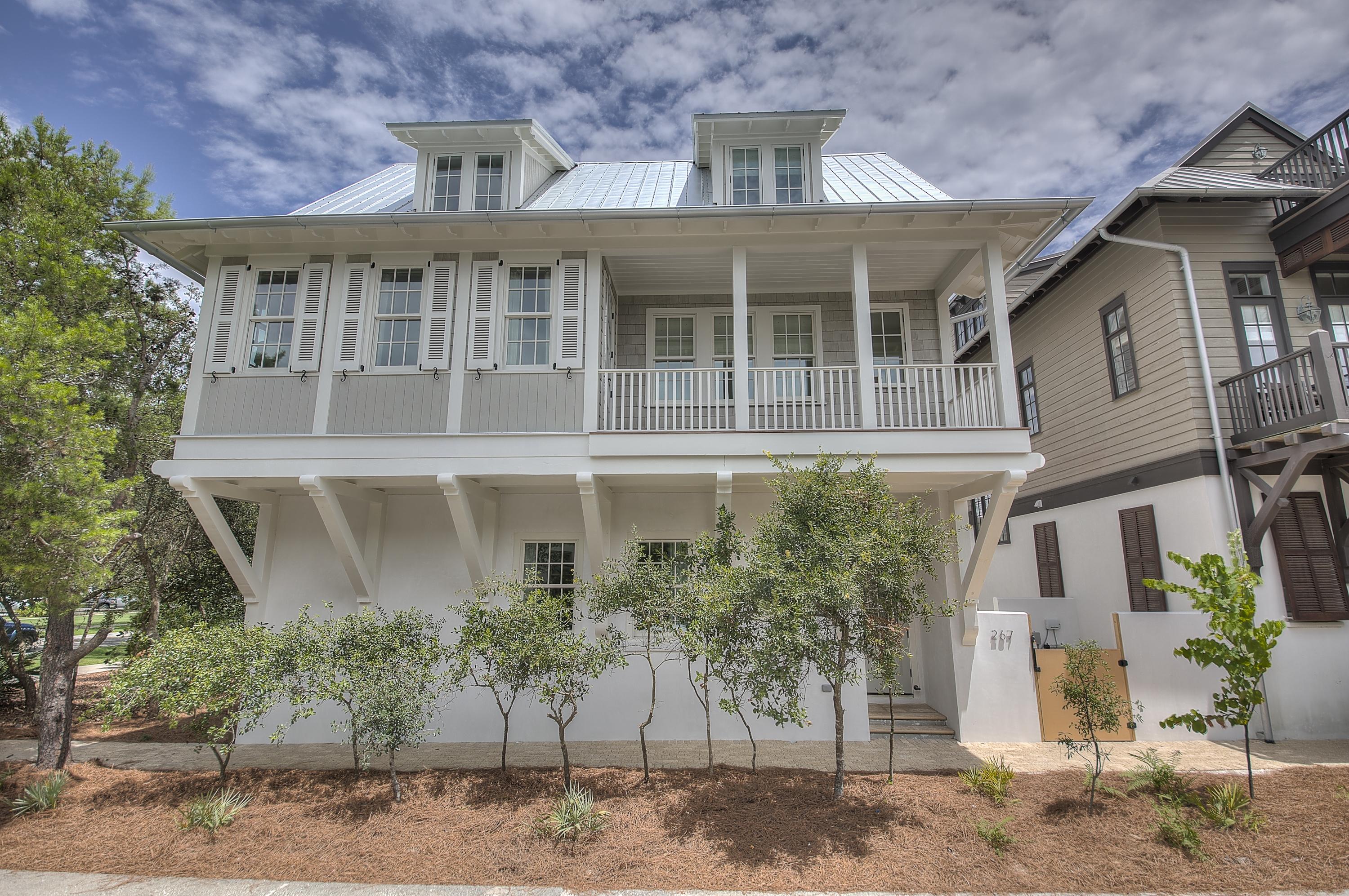 IMAGINE....5500 square feet of custom crafted perfection from the builder who brought you the Coastal Living Home in 2012. Every detail is completely thought through. 5BR/5BA+ main house and carriage house on West Water Street in Rosemary Beach. The lot is one of the largest single family lots available on the highly desirable GULF side, south of 30A. Designed by TS Adams Architects, some of the details you will find in the home are: Venetian plaster, wood beam ceilings, limestone & marble kitchens and baths, wood walls, ceilings and floors, glass tile, custom eight foot interior wood doors replete with Ashley Norton hardware, and top of the line Waterworks and Kohler fixtures and faucets throughout.