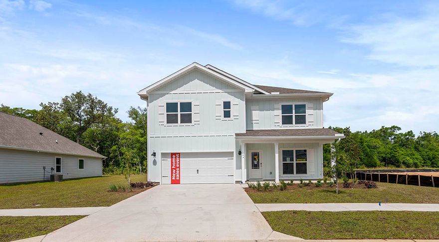 Located conveniently within driving distance to Niceville, Destin, and the world-famous white sandy beaches of 30A in South Walton County, Hammock Oaks boasts large spacious homesites surrounded by lush greenery, mature trees and water features for outdoor enjoyment. The 'Carol' plan features a spacious back porch, Hardie siding, 9' ceilings on the first floor, 8ft on the 2nd floor, LVP flooring and carpet, Ivory shaker style cabinetry in the kitchen and bathrooms, quartz countertops, and a modern tile shower.  This energy efficient home offers 'Home is Connected' Smart Home package, DEAKO switches, 1-year builder warranty and 10-year structural warranty.