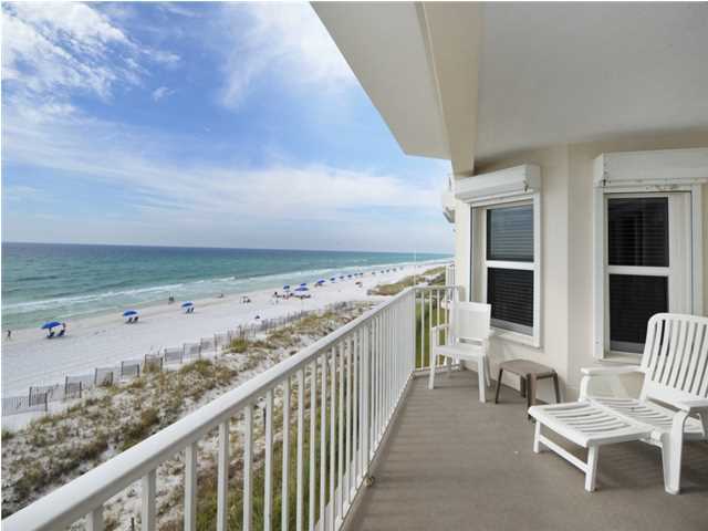 3rd floor Beach front condo with unobstructed Gulf views! Living area and master bedroom both face The Gulf of Mexico. Wake up to the sound of the waves and the sun reflecting off the water. Located on the west end of the charming community of Crystal Beach near Henderson State park, it is an easy stroll to fine dining at Beach Walk, Camille's Restaurant & coffee shop and access to bike path. This unit has been updated with tile flooring, granite countertops in bathrooms, new master bath and shower, lighting and plumbing fixtures, Energy efficient A/C and Hot water heater. Freshly painted & tastefully furnished with custom window treatments, art work and flat screen TV's. Hurricane shutters on balcony door and all south facing windows ($8k upgrade). Excellent Rental History.