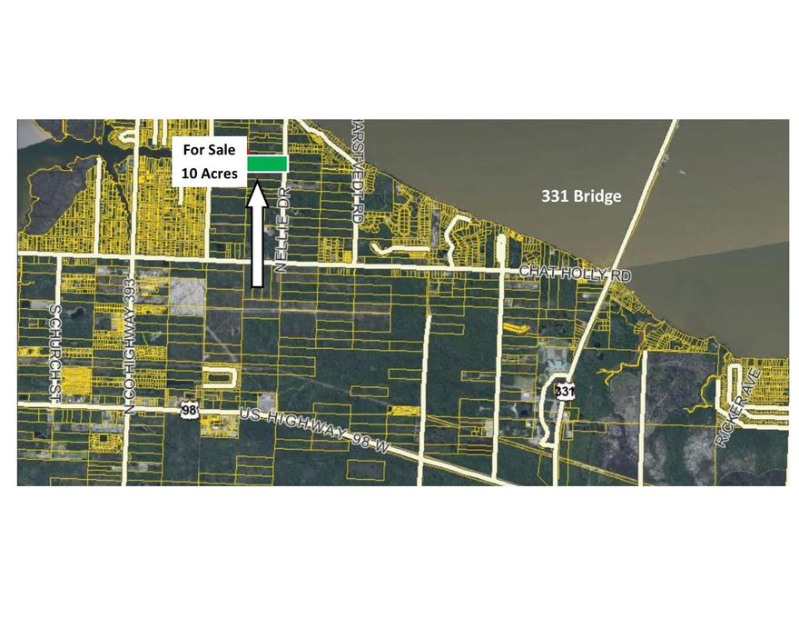 Opportunity to build the home of you dreams. 10 acres! Plenty of room to own a piece of paradise away from the clutter of beach traffic and the beach is still minutes away.Builders welcome!