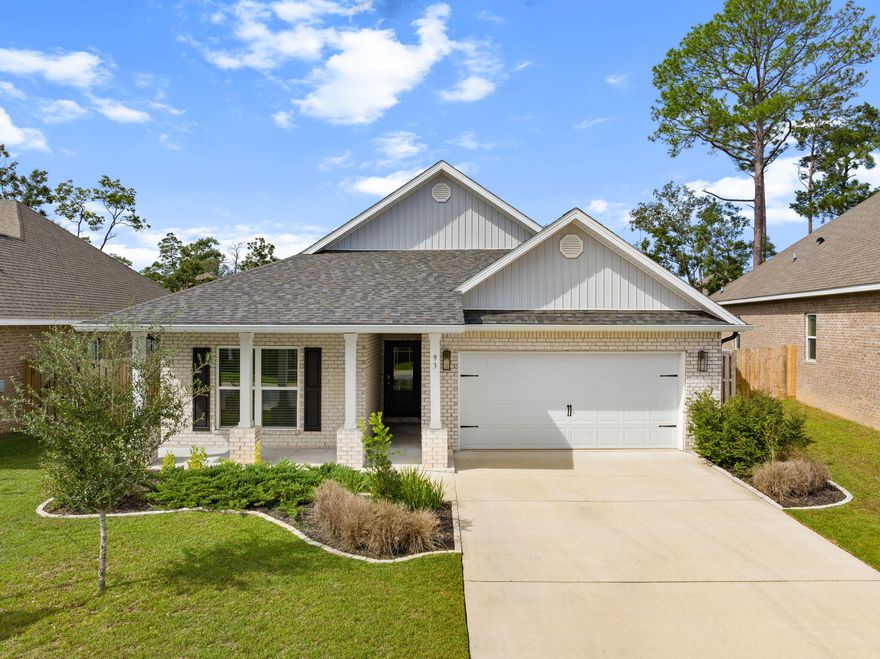 Welcome to 93 Eagles Nest, a spacious 4 bedroom, 2 bathroom home located in the quiet community of Live Oak Harbor, just steps from the Freeport Marina. This property offers a peaceful setting away from the busy areas while still being conveniently close to Hammock Bay, the Freeport Sports Complex, and zoned for highly rated Freeport schools. Inside, the home features luxury vinyl plank flooring throughout, quartz countertops, and a functional layout with a two-car garage. The fenced backyard provides privacy and outdoor space, and landscaping is included in the rent. This home is offered unfurnished and will be available in mid-December, making it a great opportunity to settle in before the new year. A Rental Application Fee of $70 for each applicant will be collected to initiate a credit screening and criminal background check as part of the application evaluation process. Beach Sunsets Inc charges a Tenant fee of $25 per month payable with rent. Renter's Insurance is required; Option available for $11.95 per month. Pet Security Deposits are $500 PER PET and refundable if there is no damage at lease end. Pet Rent is $25 PER PET per month. At lease execution, security deposit(s), pet security deposit(s), and any lease required prepaid rent are due and payable. Your first rent payment is made the day you move in and due the 1st to 5th of each month thereafter.