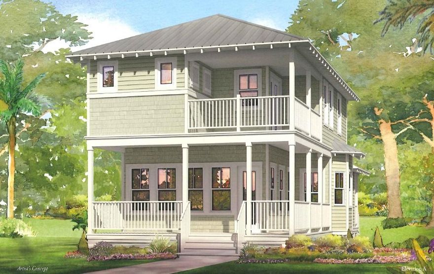 WILL BE BUILT IN OUR NEW PHASE 3- THIS PRICE INCLUDES BASE PRICE, LOT PREMIUM & STRUCTURAL UPGRADES. Contact sales agent for a list of finishes. 1 car garage, extended great room, extended suite 2, and suite 4 options selected! Phase 3 is over another wooden bridge, and has a beautiful entrance with palm trees & a fountain! This price includes all the premium structural options. Estimated completion Dec 2018. 2 owner's suites-one is on the 1st floor! Great options including larger family/ dining room, 4th bedroom option, 1 car garage! Wall to wall windows in an open living/ dining/ kitchen area with soaring 10 ft ceiling. Kitchen will come complete with GE Cafe appliance package (GE monogram hood)