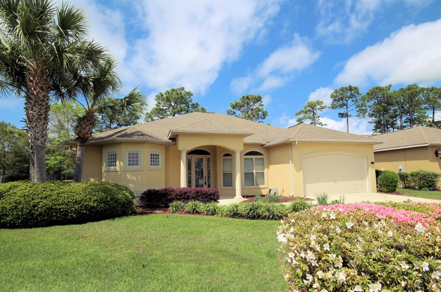 Magnificent Home. Ready to move in. Outside freshly painted, so wonderful curb appeal. Soaring ceilings with crown mold to great you. Beautiful front door with leaded glass making a wow entrance. Living room and dining room combination is very open. Kitchen opens into den and breakfast nook to side. Granite countertops with updated stainless steel appliances. You will be delighted with the size of the two extra bedrooms and thrilled with exceptionally large Master bedroom and bath. The cul de sac lot makes for a great location with no through traffic. This is truly a home that will not last long. Fridge, washer and dryer convey as is. The screened room has vinyl inserts that will also convey as is. Home is protected by termite bond. Seller has an inactive sales associate license.