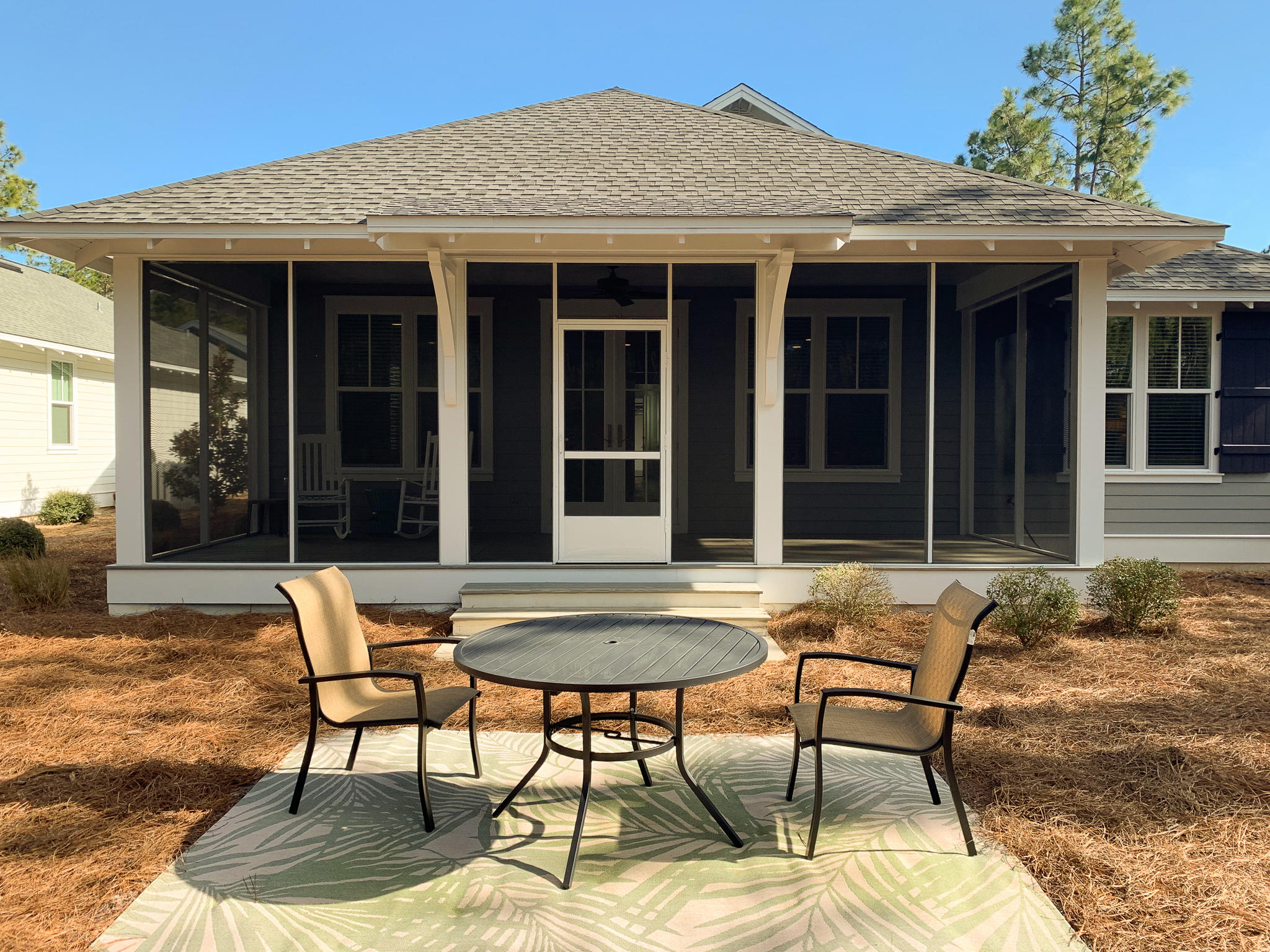 This is a 4BR/3BA home located in Watersound Origins, with a 2 car garage and a screened in porch. This home offers 9' ceilings, hardwood flooring throughout the house, natural stone Travertine on bathroom floors and granite countertops throughout. The kitchen offers stainlessappliances with a gas range. Home is wired for security system renter can activate at their expense. Lawn care included. Community amenities includes: Zero entry pool, exercise room, basketball, pickleball, Lake Powell Dock & tennis. Security deposit to match 1st month's rent. No cats, small dogs with owner approval and fee. All residents are enrolled in the Resident Benefits Package (RBP) for $50/month which includes HVAC air filter delivery (for applicable properties), and more. More information upon applicatio