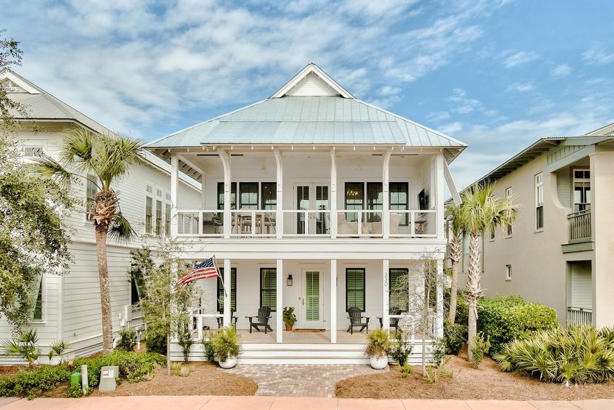 This gorgeous Cypress Dunes home was custom built in 2020 and is located just two homes from the amenity center! Boasting 2405 square feet, with 4 bedrooms, 3.5 baths, an elevator, a two car garage, and a back load driveway. This home is being sold fully furnished with some exceptions. (Please see exception list under documents). Enjoy living near the beach as a full time resident or you can use it as a vacation rental! This home has NEVER been rented and has been well cared for. The large porch off of the living room is well equipped to enjoy the outdoors with comfortable furniture, heaters, a TV and surround sound! Indoors is stunning with the ceiling heights that are 10 feet throughout and approximately 17 feet in the living area with tongue and groove and large beams. You will be