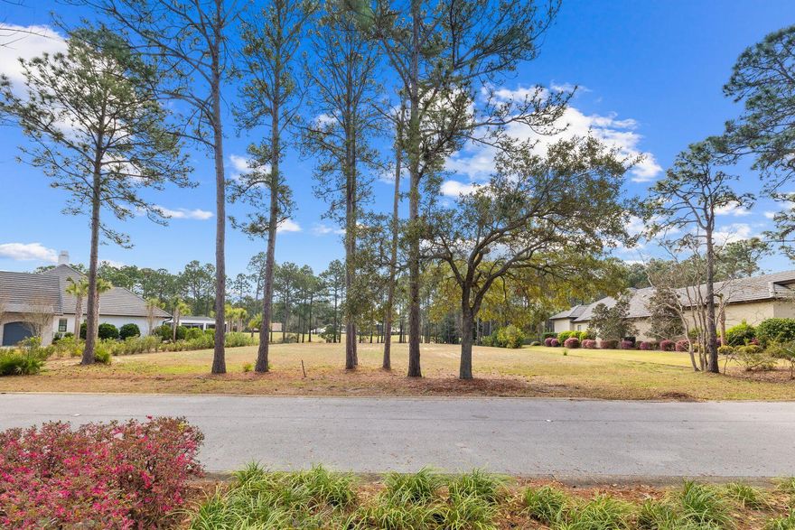 An exceptional opportunity to own one of the few remaining estate-sized homesites in the prestigious, gated, and non-rental community of Burnt Pine--located within the renowned Sandestin Golf and Beach Resort. This premium lot offers tremendous value, having already been cleared and filled, significantly reducing future development costs. Ideally situated along the 13th fairway of the Raven Golf Club, the homesite enjoys both privacy and picturesque golf course views. The Burnt Pine Golf Club and its expansive driving range are just a short walk away, enhancing the convenience for golf enthusiasts. Located in the exclusive Ravenwood enclave--an intimate neighborhood of only 22 homesites--this property offers the flexibility of no build-out timeframe, allowing you to design and build your dream home at your own pace. As part of the Sandestin Golf and Beach Resort, residents enjoy access to over seven miles of pristine beaches and bayfront, deeded beach access, four championship golf courses, 15 world-class tennis courts, a 226-slip marina, a state-of-the-art fitness center, luxurious spa services, and a variety of dining options, including those from celebrity chefs. This is a rare chance to secure a prime homesite in one of the most desirable communities along the Emerald Coast.