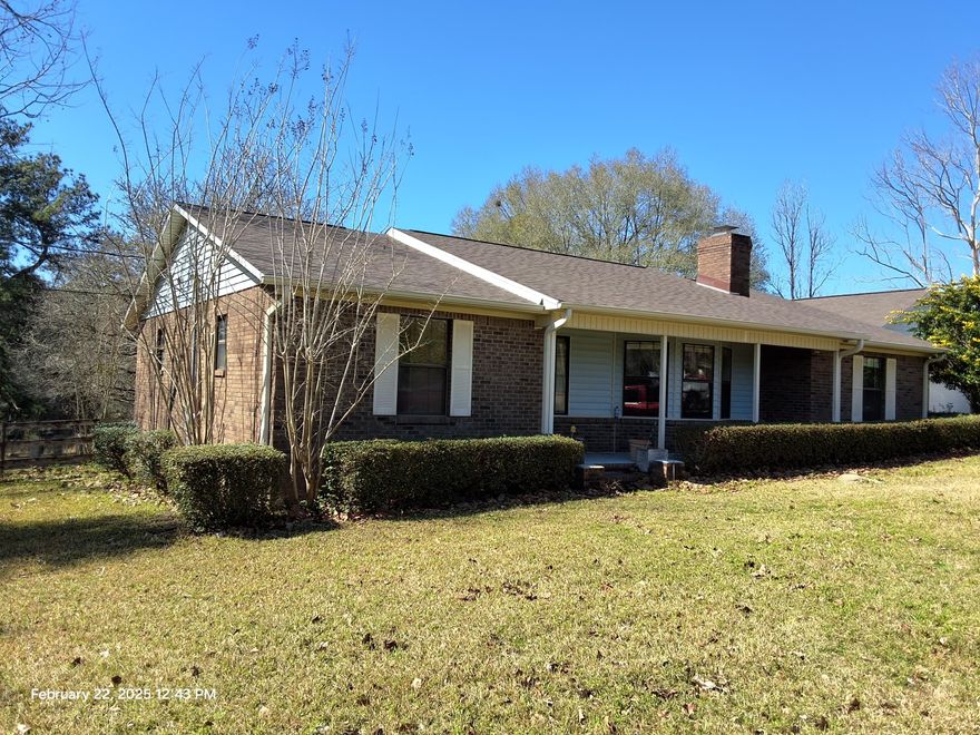 Nestled in the serene surroundings of Crestview, this charming single-family home offers the perfect blend of comfort and tranquility. Built in 1988, this 3-bedroom, 2-bathroom residence spans 1,819 square feet and sits on a generous 2.31-acre lot, providing ample space for outdoor activities and relaxation.   Outside there are fruit trees (Pear, Apple and Fig), a garden spot, chicken coup, a sprinkler system (sold as is) that utilizes a well for irrigation & a fully fenced back yard.   Current owners also had horses, and goats at this location.   As you step inside, you'll be greeted by the unique attention to detail, from the tongue and groove walls, beautiful trim work and a large brick fireplace that adds warmth and character to the living space.  The upgraded master bath features a jetted tub and tile surround, offering a spa-like retreat within your own home. The hall bath has also been updated, and the home boasts a 2014 gas water heater and a 2016 A/C unit

The kitchen is a chef's delight, with a jennaire cooktop with a downdraft, appliances and plenty of counter space for meal preparation. The open floor plan seamlessly connects the kitchen, dining area, and family room, making it ideal for entertaining guests or spending quality time with family.

Outside, you'll find a deck perfect for BBQ nights, and stunning views of the two ponds on the property. Whether you're fishing for bass or simply enjoying the picturesque scenery, this home offers a peaceful escape from the hustle and bustle of everyday life.
