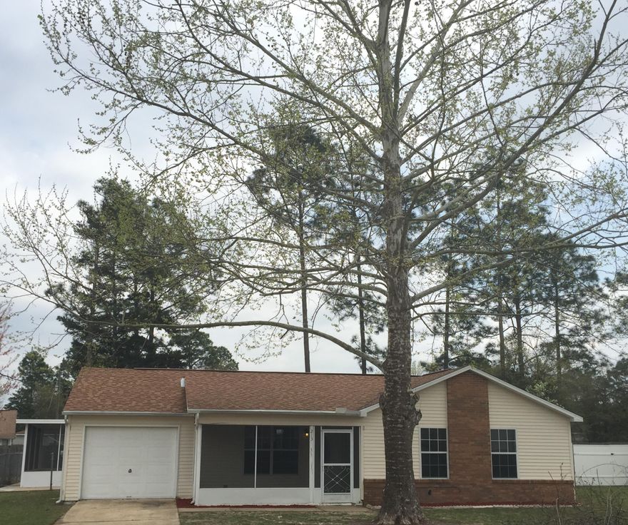 COMPLETELY REMODELED HOME...CUTE AS A BUTTON AND MOVE-IN READY!!! 3 bd/2 ba home with open floor plan has brand new hardwood flooring, carpet, cabinetry, appliances, fresh paint throughout, you name it...huge screened in back porch, single car garage and fenced-in back yard...all of this AND on the south side of town. Hurry and call today for an appointment to view this affordable home!!