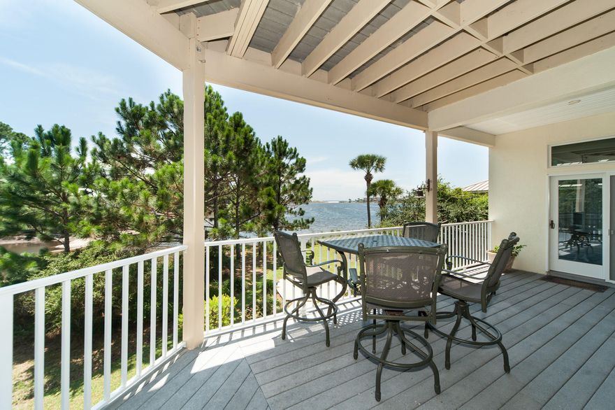 Taking advantage of unobstructed, south west views of the Gulf of Mexico across Eastern Lake is this Seagrove Beach home. Enjoyed as a primary residence by its original owners who collaborated with noted architect Matt Savoie, to bring this dream home to life, with lakefront location provides a private gateway to a unique lifestyle. Launch kayaks or paddle boards into the calm lake waters and paddle to its confluence with the Gulf of Mexico. Dine outdoors on fresh crab cakes, made from blue crabs caught from the private dock. Observe wildlife from the back yard, or while hiking through Point Washington State Forest, located just north of Lakewood Pointe Estates across Scenic Highway 30A and the Deer Lake State Park nearby.