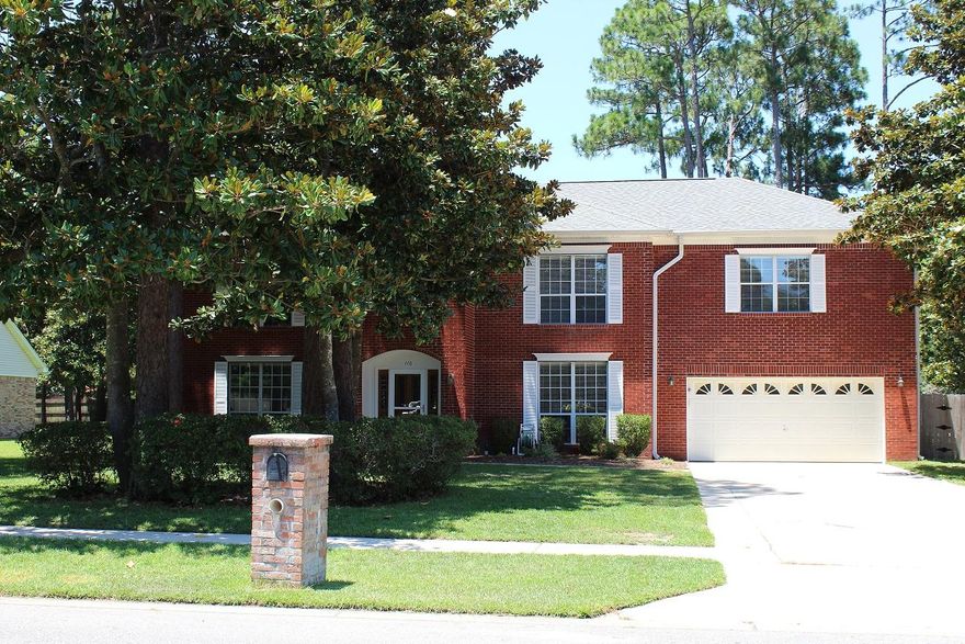 Create lasting memories in your new traditional two story home! This home is in immaculate condition; it has been well cared for and maintained! Enjoy holiday dinners in your formal dining room and family time in your spacious family room with a gas or wood burning fireplace. The family room french doors lead to a very large backyard and work shed. The contemporary kitchen with its quaint size island opens to a casual dinning area with bay window. Upstairs there is a room for everyone! The substantial master bedroom suite includes a sizable walk-in-closet plus a full bath with garden tub and walk-in shower. Bonus room may be a great family fun time space to enjoy a movie or game with your children, a private space for your college student or a hobby room for the creative members of