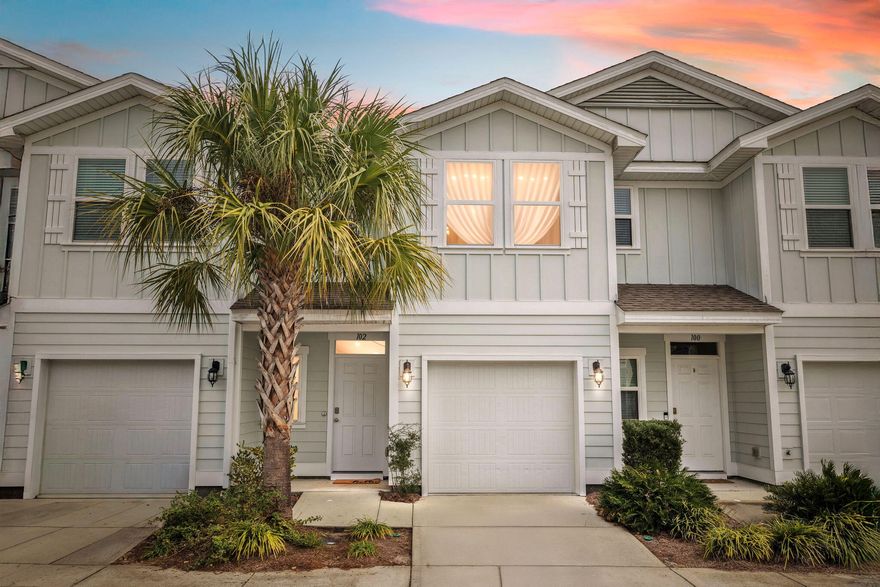 Centrally located in the heart of Panama City Beach, this 3-bedroom, 2.5-bath Waterfall townhome offers approximately 1,500 square feet of comfortable living space with a one-car garage. Enjoy convenient access to restaurants, grocery stores, shopping, local entertainment, Gayle's Trails, schools, and more. Situated just 1.5 miles north of the emerald coastline, this home provides the perfect balance of beach proximity and everyday convenience, with easy access to many workplaces throughout Panama City Beach and Panama City.