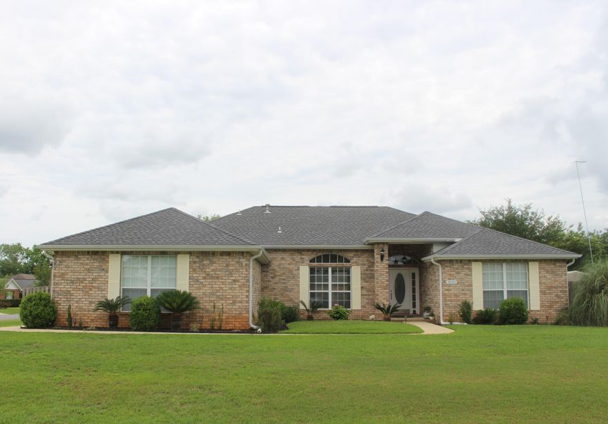 MOVE-IN READY in Brooke Estates! New roof in 2015 & all new carpet just installed...this 4 bd/2 ba all brick home is situated on a level, corner lot w/ side entry garage. The home has been well maintained by the current owners as you will clearly see! Spacious open floor plan consists of living room, formal dining & eat-in kitchen with lots of natural light. The LR boasts a fireplace & kitchen features white cabinetry, breakfast bar & comes equipped with appliances. Split bedroom floor plan; trey ceiling in master bedroom; double vanity, garden tub & separate shower in master bath. Privacy fenced backyard w/ double gate & home is complete with gutters. AMERICAN HOME SHIELD-HOME WARRANTY ($400 VALUE) PROVIDED BY OWNER! Enjoy your summer lounging by the community swimming pool! The kids are