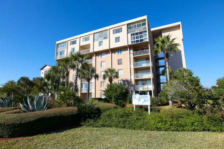 Calling all Boat Lovers & Beach Goers!!Quiet & Peaceful in the Heart of Destin!!! It is only about a 5 minute walk to the beautiful beaches. Deeded beach access at the end of Moreno Point Rd. This is an end unit fully furnished and ready for new owners. Refrigerator, Stove, and Microwave are about 3 years new and Garbage Disposal is 2 years new. Television was replaced in 2014. Dolphin Point offers many ways to relax and amenities to enjoy. Marina, pool(per property manager pool is heated from Nov 30th to March 1st), owner's clubhouse, and there's even a sandy beach area overlooking the Destin Harbor Lagoon. Relax and enjoy the BBQ area while enjoying the views of Destin Harbor and gorgeous sunsets. Enjoy fishing from the docks. All measurements & data approximate buyer to verify.