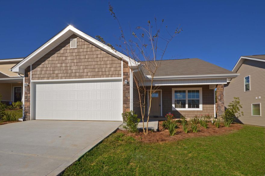 New construction homes in Stillwell Estates is cheaper than renting. This 4br, 2.5 bath two story home is just what you have been looking for. This wonderful plan offers a light and bright living room and dining room that adjoins the Kitchen with breakfast bar, pantry, smooth top stove and built microwave. Spacious Inside laundry that leads to the two car garage. Down Stairs Master Suite that is separate from the other bedrooms with a large bath room that offers his and her vanities, a walk in closet, separate shower and a garden tub. Fully sodded back yard with open patio. This floor plan lives larger than the actual square footage. Call today to make an appointment to view your new home. Builder pays most closing costs with the use of preferred lender.