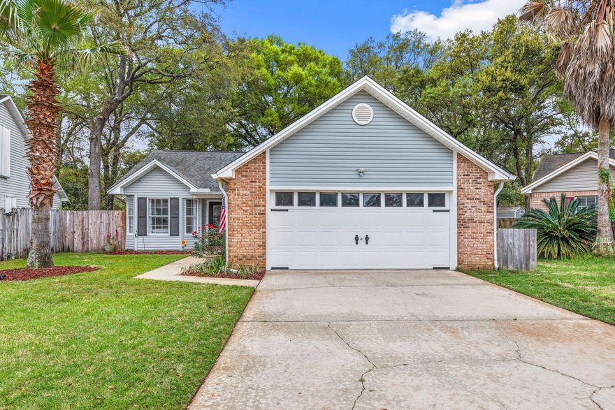 Fantastic home inside a quiet and inviting neighborhood located in Bluewater Bay on one of the largest most private lots in lndigo Village. This home is move-in ready with a re-modeled kitchen, functional layout, and a serene outdoor space to relax while enjoying grilling with friends or family. Indigo Village is conveniently located close to the Mid-Bay bridge, shopping, restaurants, and the Bluewater Bay Resort. The home features vaulted ceilings, large bedrooms, extra-large flex space, and a large back yard with mature citrus trees and privacy fence. Make this house your next home!