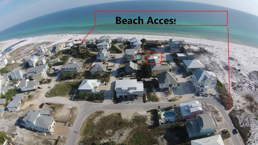 Lot 14 on Lupine Rd is the last vacant lot on this quiet street on the western edge of Grayton Beach. Most lots in Grayton Beach are platted to be 50 x 140, but Jimmy Ray, the developer of Rays MultiMountain Estates, platted a small section of Grayton Beach to have 100 x 100 lots with private roads. All these roads could be gated in the future as they are private and there are only two rental homes on Lupine Rd. Your buildable foot print is 5,525 sq ft so you could build a huge ranch home if you desired! There are two beach accesses just steps away and the western sunsets are outstanding! Please call for more information or a free walking tour around this part of Grayton Beach. If you want to be in the quiet part of Grayton Beach...this is it. Come experience paradise!