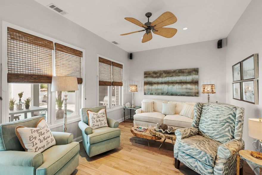 Looking for a Beach House with a Designers touch? This home has recently been updated and sold fully furnished. Start making memories with your family at the Beach. Call today to schedule an appointment