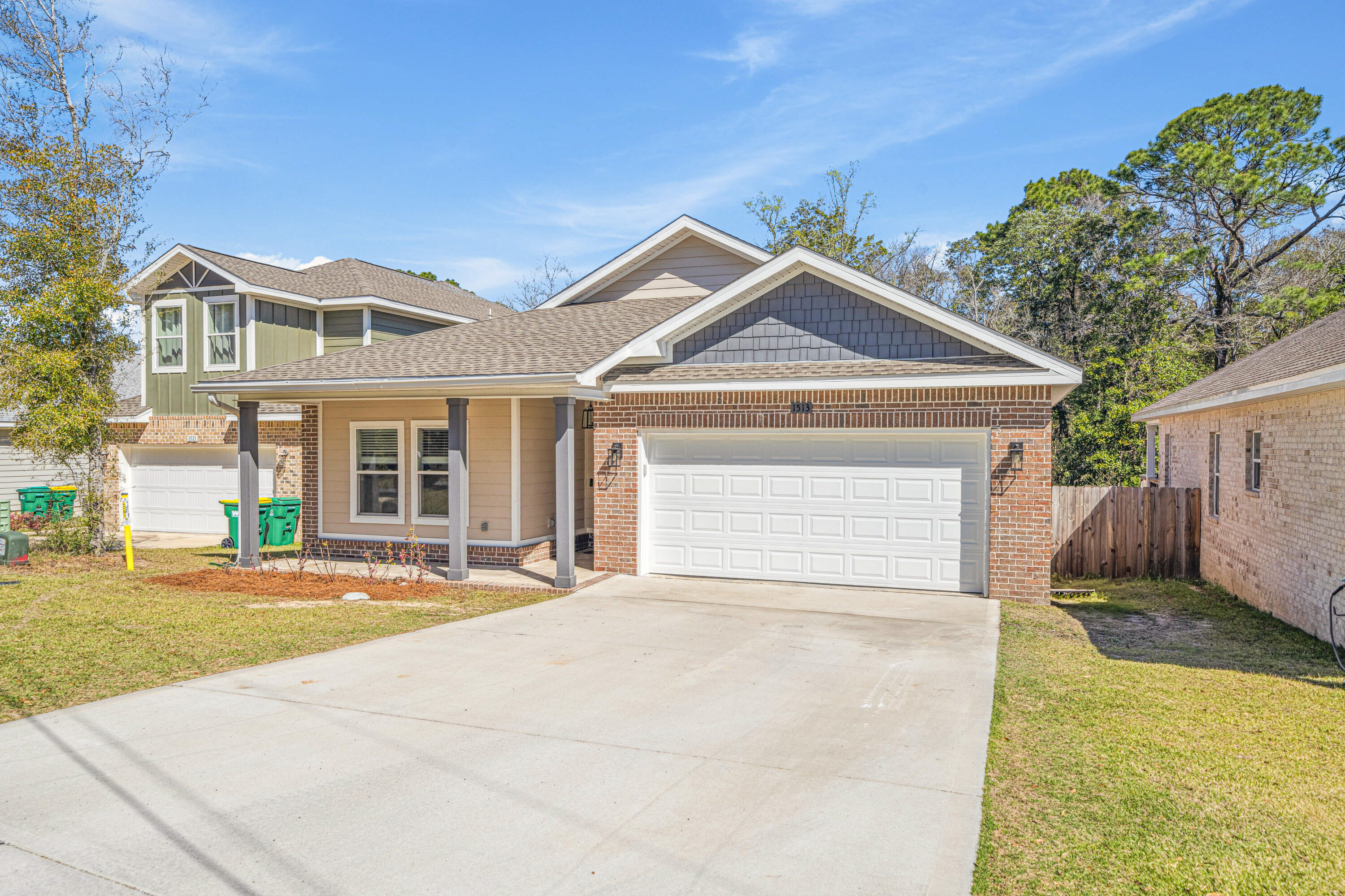 AVAILABLE NOW! This beautifully maintained 4-bedroom, 2-bath home offers comfort, style, and plenty of space. With soaring 9-foot ceilings throughout, the open floor plan feels bright and inviting.Key Features:Master Suite Retreat with trayed ceiling, oversized walk-in closet, and ensuite bathroom featuring a double vanity, tiled floors, and a glass-enclosed tiled showerModern Kitchen with granite countertops, soft-close shaker cabinets, large corner pantry, and 2024 stainless steel appliance packageCeiling Fans in the living room and all bedrooms for year-round comfortPrivate Backyard backing up to a small wooded stream for a peaceful, natural settingLocated just minutes from Eglin AFB, close to Niceville shopping and dining, and a short drive to the white-sand beaches of Destin.
NO smoking. 600 minimum FICO credit score required in addition to meeting rental criteria. Pets allowed upon approval with a non-refundable pet fee and with a Petscreening.com report.
All applicants are required to complete an application on https://onefamilypropertyservices.petscreening.com/
regardless of if they own a pet or not. Applicants with an ESA are also required to complete the application.