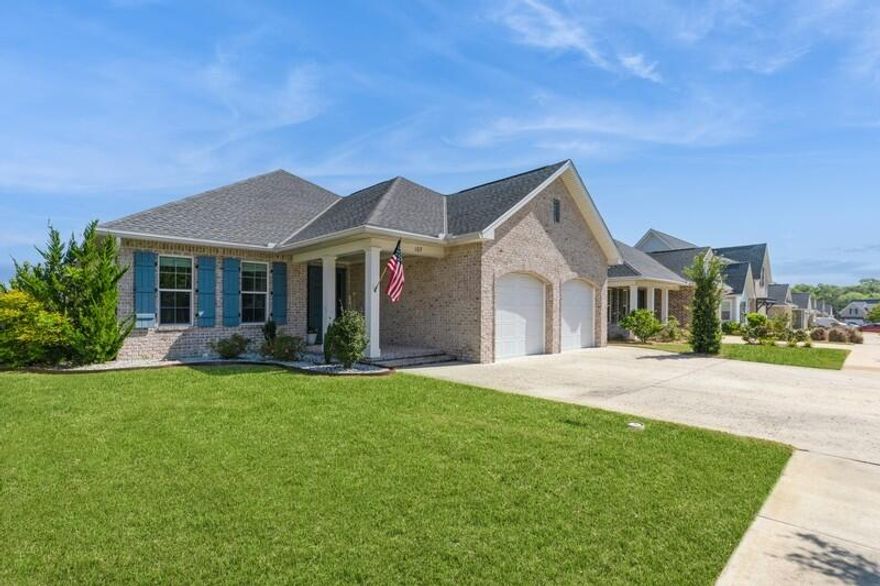 Discover unparalleled craftsmanship in this stunning home built by one of our area's premier builders. Perfectly situated just minutes from Eglin AFB, top-rated schools, and the world-class beaches of Destin, this property offers convenience and luxury in equal measure. Step inside this almost new home to an inviting open-concept floor plan, enhanced by 8' doorways that amplify the sense of space and light. Beautifully appointed with luxury vinyl plank (LVP) and tile flooring, the interior features granite countertops, elegant Legacy cabinetry with soft-close hinges and drawers, and sleek stainless-steel appliances. A tankless gas hot water heater ensures efficiency and modern comfort.Outside, enjoy landscaping that is kept lush with an irrigation system. There is a screened porch  ideal for relaxing or entertaining. This home is the perfect blend of location, style, and functionality.