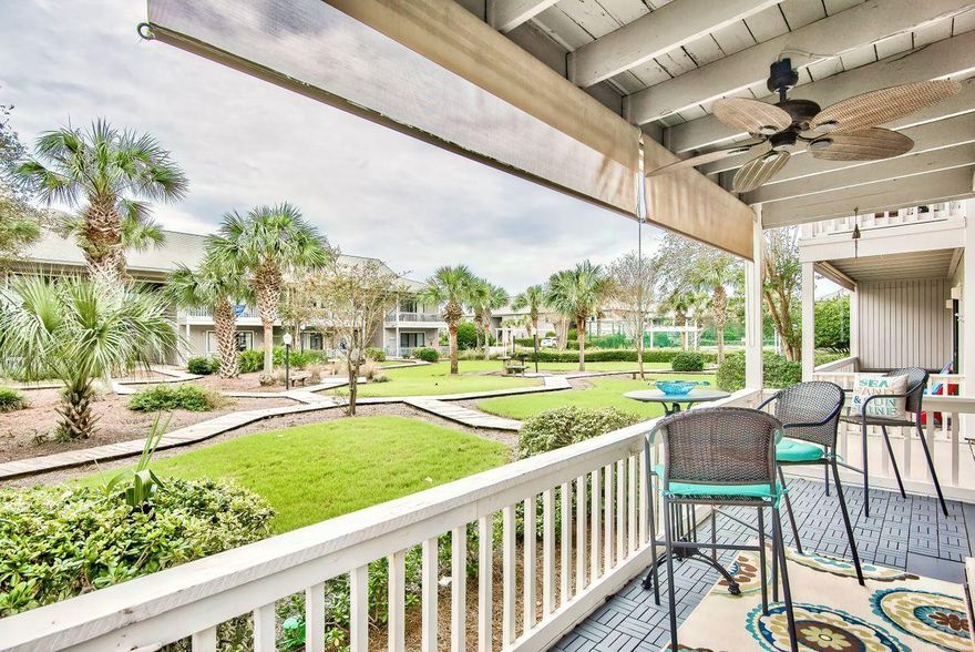 This amazing one-bedroom, one-bathroom condo is being sold fully furnished and rental ready in Beachwood Villas in the heart of Old Seagrove along Scenic 30A. This ground-floor unit is close to a county beach access boardwalk right down the street. Tastefully furnished with an updated kitchen including subway backsplash, quartz countertops, custom cabinets and sink as well as tile floors and a beautiful accent wall in the living room. The open living room, dining and kitchen are ideal for family get togethers. The bathroom has a shower/tub combo and tiles floors. Beachwood Villas features two pools, lighted tennis courts, clubhouse, laundry, shuffleboard courts and manicured green spaces throughout. All room dimensions and square footage are approximate and should be verified by the buyer.