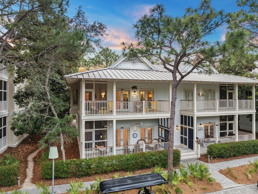 One of the few coveted residences overlooking iconic Cerulean Park, this beautifully appointed West Indies-style condo offers a front-row seat to the best of WaterColor Phase I living. Never part of a rental program and meticulously maintained by its owners, this second-floor retreat reflects a rare level of care and pride of ownership--making it an ideal choice for lifestyle buyers seeking both quality and tranquility. Inside, the thoughtfully designed layout features two bedrooms and two bathrooms, offered fully furnished and move-in ready. Throughout the home, hardwood and tile flooring, recessed lighting, and custom window treatments create a warm, elevated atmosphere. The open-concept living area flows seamlessly to a spacious 364-square-foot screened-in porch, where life slows down. From morning coffee to sunset cocktails, this outdoor space becomes an extension of the homea quiet place to read, connect, or simply take in the peaceful park views and lush surroundings.

Perfectly positioned just steps from the WaterColor Beach Club, tennis center, fitness facilities, and the sugar-white sands of the Gulf, this residence puts you at the heart of everything that makes 30A living so special. With timeless design, exceptional location, and a legacy of careful ownership, this is a rare opportunity to own a piece of one of Northwest Florida's most beloved communities.

