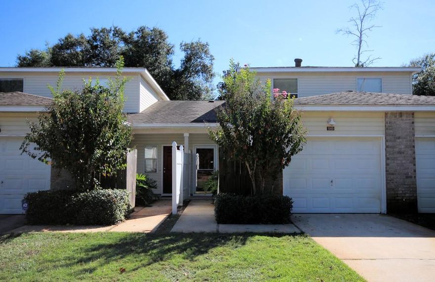 Charming townhome centrally located across from the Fort Walton Beach Municiple Golf Courst that is also close to schools and shopping. Built in 2005, this minimal maintenance unit with low association dues would make a great home or investment property. When you enter this unit you will notice the open floorplan with the spacious kitchen to the right and the dining and living areas straight ahead. The kitchen is well equipped with new stainless appliances, solid surface counters, plenty of oak cabinets and a convenient work island. The dining and living area flow together and lead to the master suite featuring a roomy master bath with a separate shower and soaking tub. Upstairs you will find two additional bedrooms and another full bath. The fully fenced cozy back yard CLICK MORE...