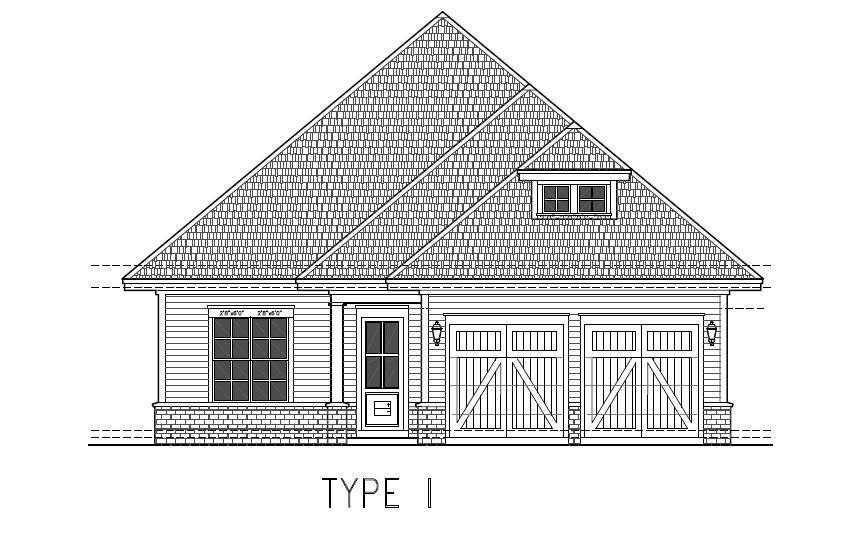 This is a 4 bedroom, 3 bath 2 story all brick home with tile roof ''D'' Plan with front entry garage. This same plan is being built in The Crossings of Kelly Plantation. Master bedroom and 3 guest rooms are on the main level. Upstairs boast a landing, 4th bedroom and bath, along with media room.