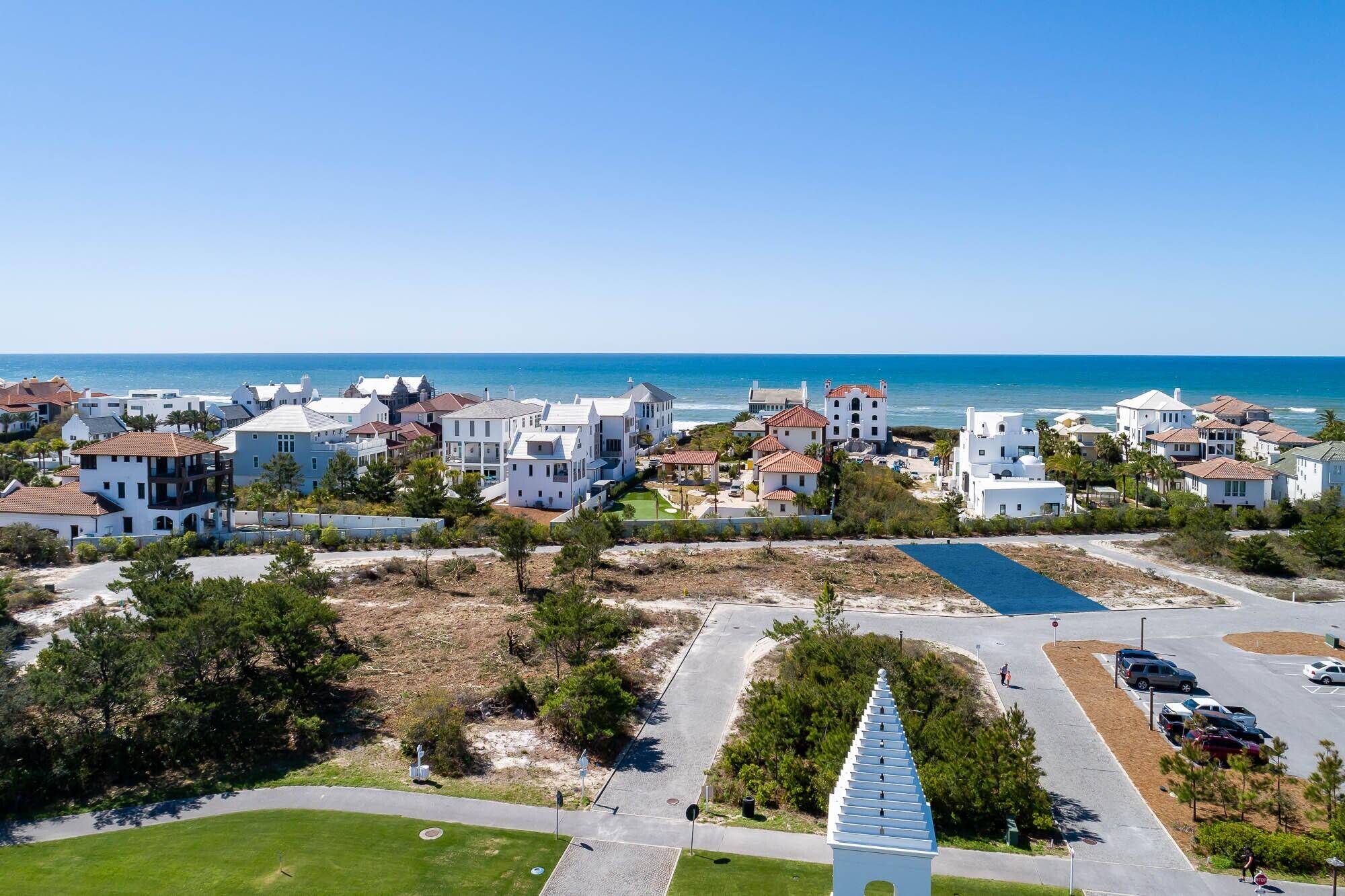 Situated on the gulf side of Alys Beach, this sizeable homesite provides opportunity to deliver a spacious home. Design Code allows for a 2.5 story home with outdoor uncovered terrace. Several such homes have been constructed in the adjacent Blocks of UU & VV. Conveniently located near the Private Owner's only Beach Club and Beach Plaza, and a short walk to the Alys Beach Town Center. A great opportunity for a sizeable family home in Alys Beach.