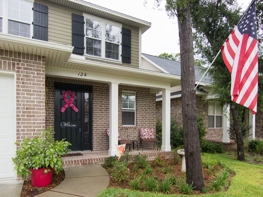 PRACTICALLY NEW in the heart of Niceville! This 4bd, 2.5 ba home was built in 2012. With tile and wood flooring, there is NO CARPET throughout the 1926 sq ft. Your new kitchen offers 3cm granite countertops, modern espresso cabinetry, and stainless steel appliances including a gas range, and French door refrigerator with ice maker. Your new Master suite, located on the first floor, includes a framed glass, tiled walk-in shower, double vanity with bullnose cultured marble tops, and tiled walk-in closet. Add'l features: crown molding in the main living areas, additional built-in desk area off the kitchen, beautiful landscaping with irrigation, NEW deck and firepit, and transferable termite bond. Zoned for A+ Niceville schools and just a short drive to Eglin AFB or the beaches of Destin!