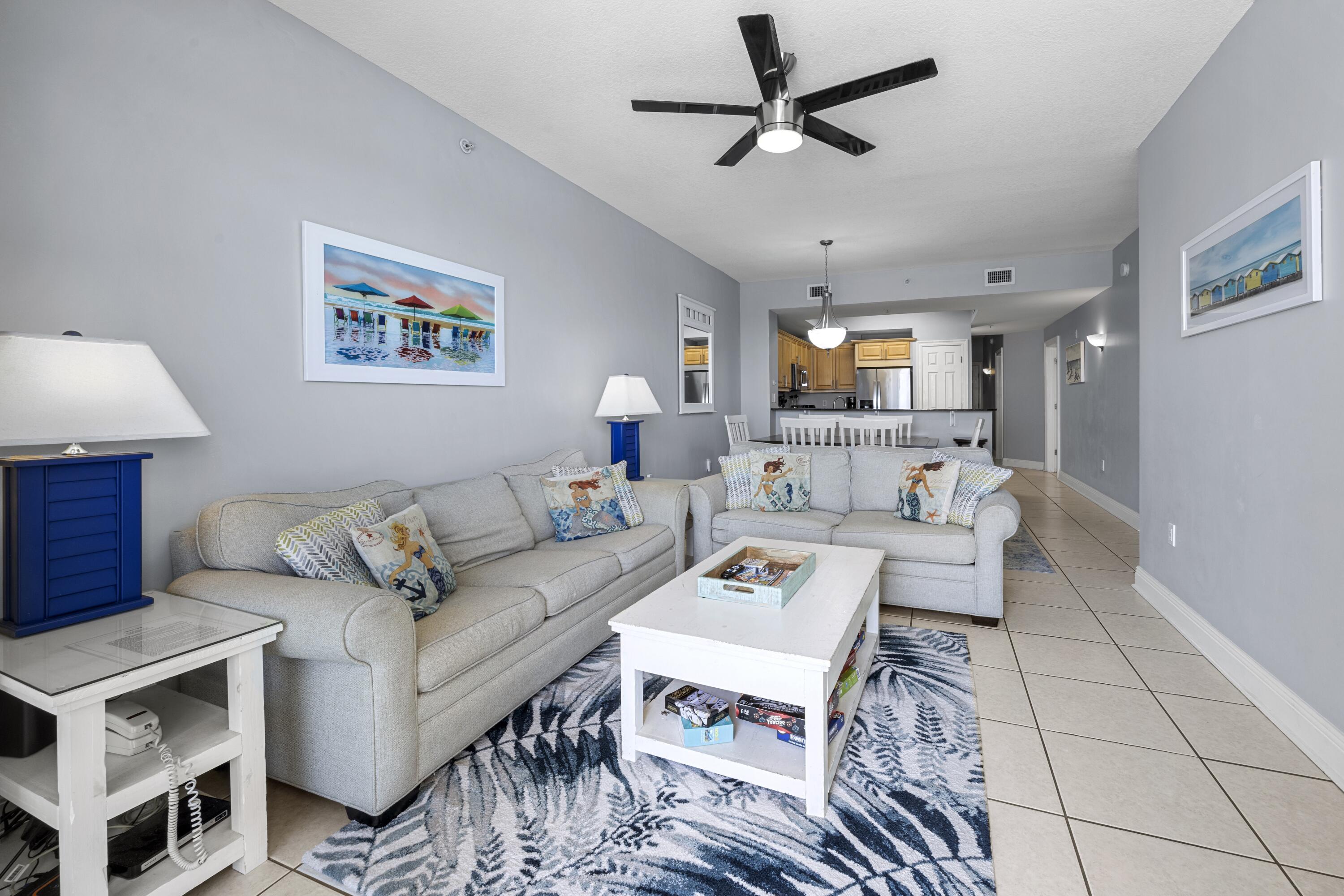Welcome to this gorgeous poolside oasis with direct access from the back patio to the community pool and literally less that 100 steps until you are feet in sand, watching the waves roll in! With three bedrooms and two full bathrooms, you can begin making your Gulf front memories now, or maximize on the historical record breaking rentals this well established AirBnB has. Either way, you will not be disappointed in your investment at Summer Place. The first floor accessibility makes this unit ideal for families with children that want to live and play by the pool or snowbirds wintering here at our sugar white beaches. With 2024 and 2025 rental numbers surpassing $82,000 per year, this is an amazing opportunity to seize the moment and make 107 Summer Place your very own.