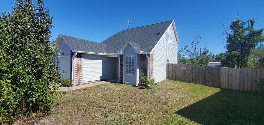 Take a look at this totally remodeled home in the center of Callaway. New Roof, and interior. The home received damage during Hurricane Michael but all has been repaired and ready for a new owner. This home is close to shopping, schools and Tyndall AFB. Home sits at the end of a cul-de-sac and private.