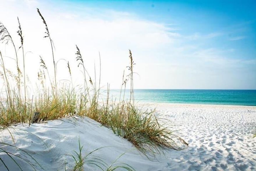 Amazing Gulf Front views, this gorgeous 2bdrm/ 2ba unit offers balcony access with gorgeous gulf views from almost every room, The Primary Bedroom and the Livingroom, have balcony access with floor to ceiling windows.  This rental gem is sure to impress your guests, Investors, this unit has an astounding rental history of 96K plus!  With 1135 sq ft of space to sprawl out, and plenty of upgrades from the gorgeous Brazilin cut granite counter tops &  sea-glass back splash, white shaker cabinetry, new Lpv flooring in bdrms, and tile throughout., including newly tiled balcony. This condo comes fully furnished in an upscale beach design and is rental ready, with bookings already scheduled for 2023. Come enjoy amazing views, from sunrise to sunsets watching dolphins play. New refrigerator,